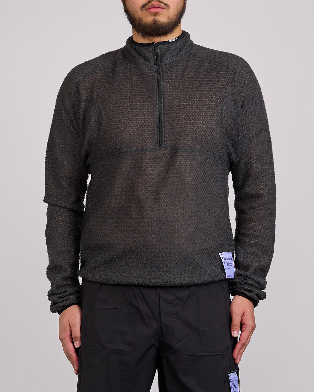 SATISFY FuzzFleece AD Half-Zip Top Phantom