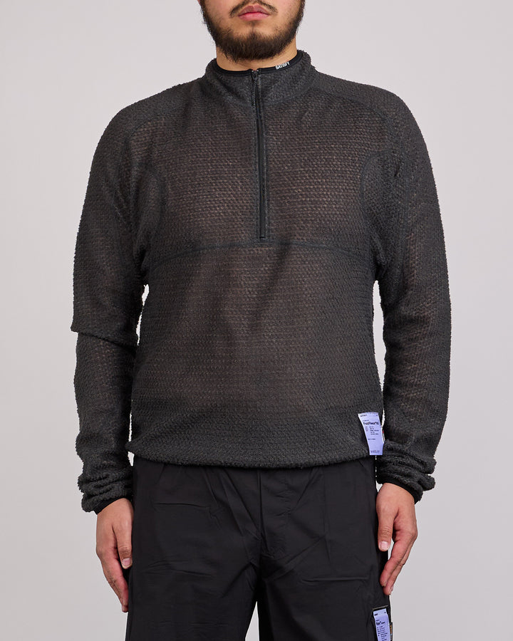 SATISFY FuzzFleece AD Half-Zip Top Phantom