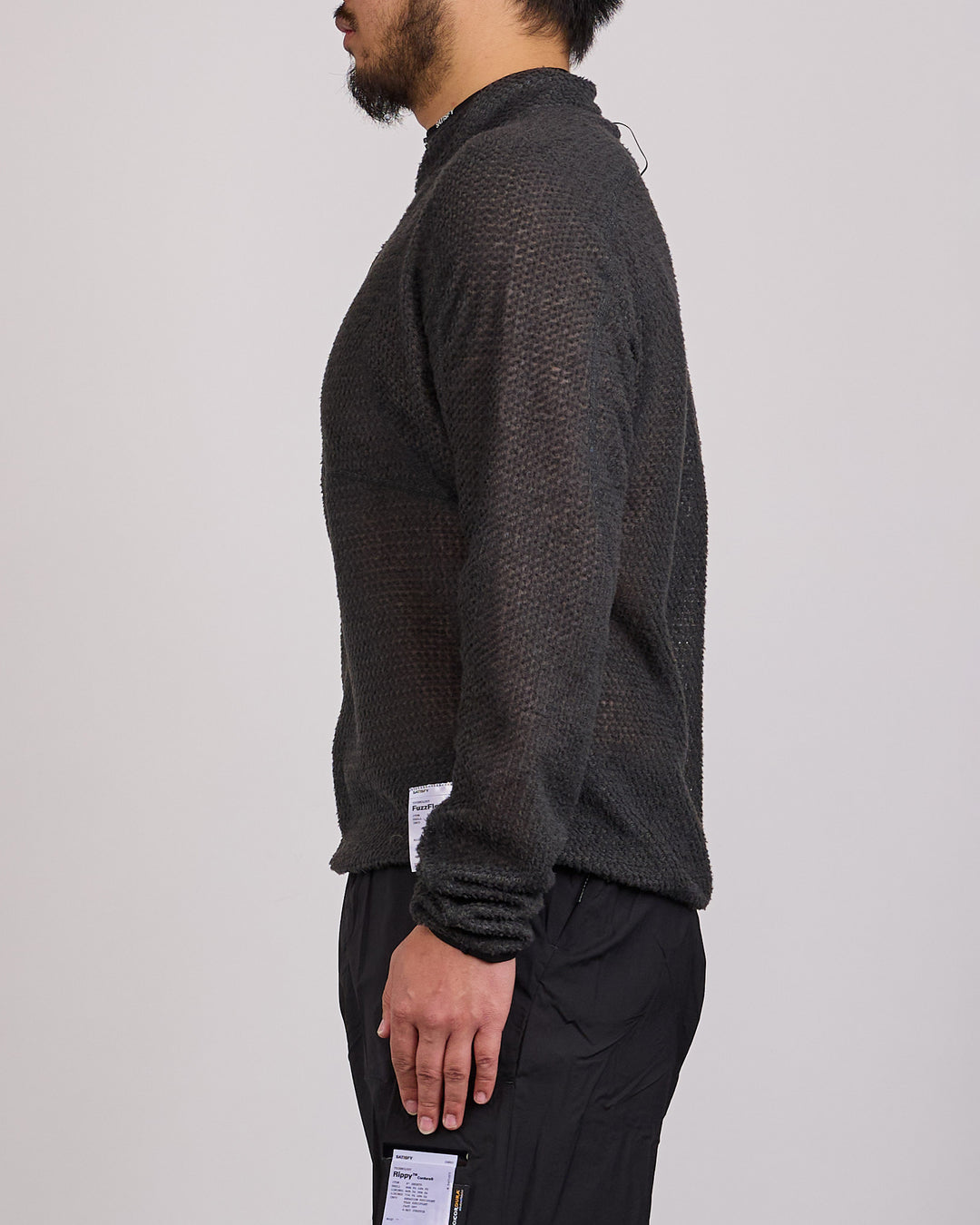 SATISFY FuzzFleece AD Half-Zip Top Phantom
