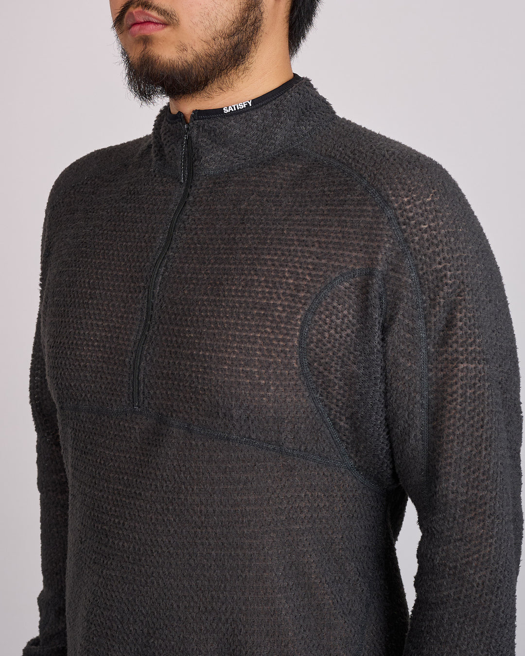 SATISFY FuzzFleece AD Half-Zip Top Phantom