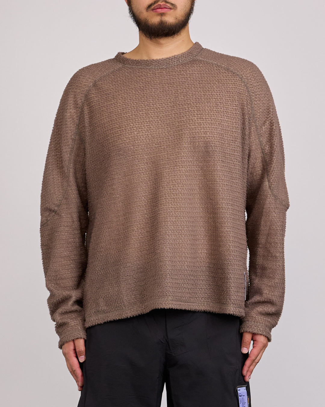 SATISFY FuzzFleece AD Long Crewneck Falcon