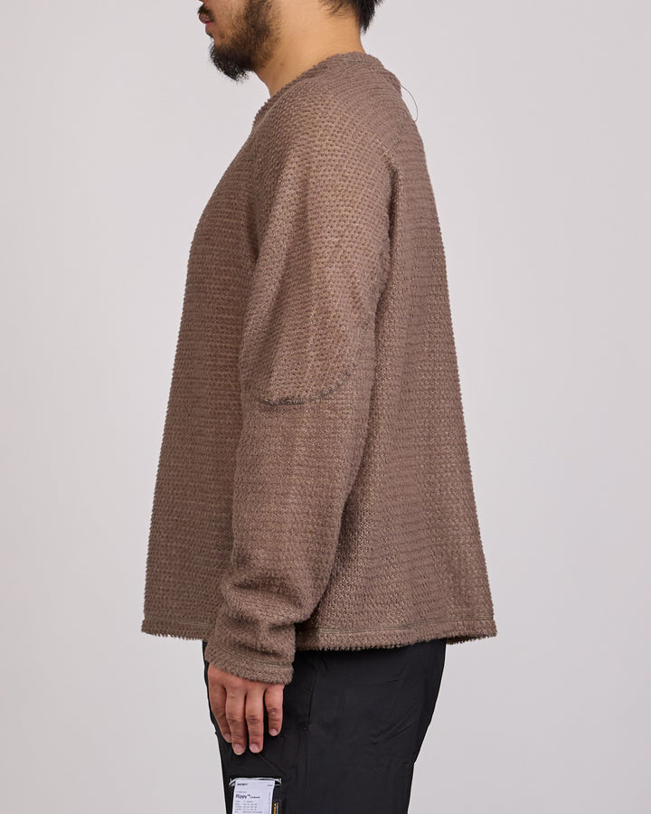 SATISFY FuzzFleece AD Long Crewneck Falcon