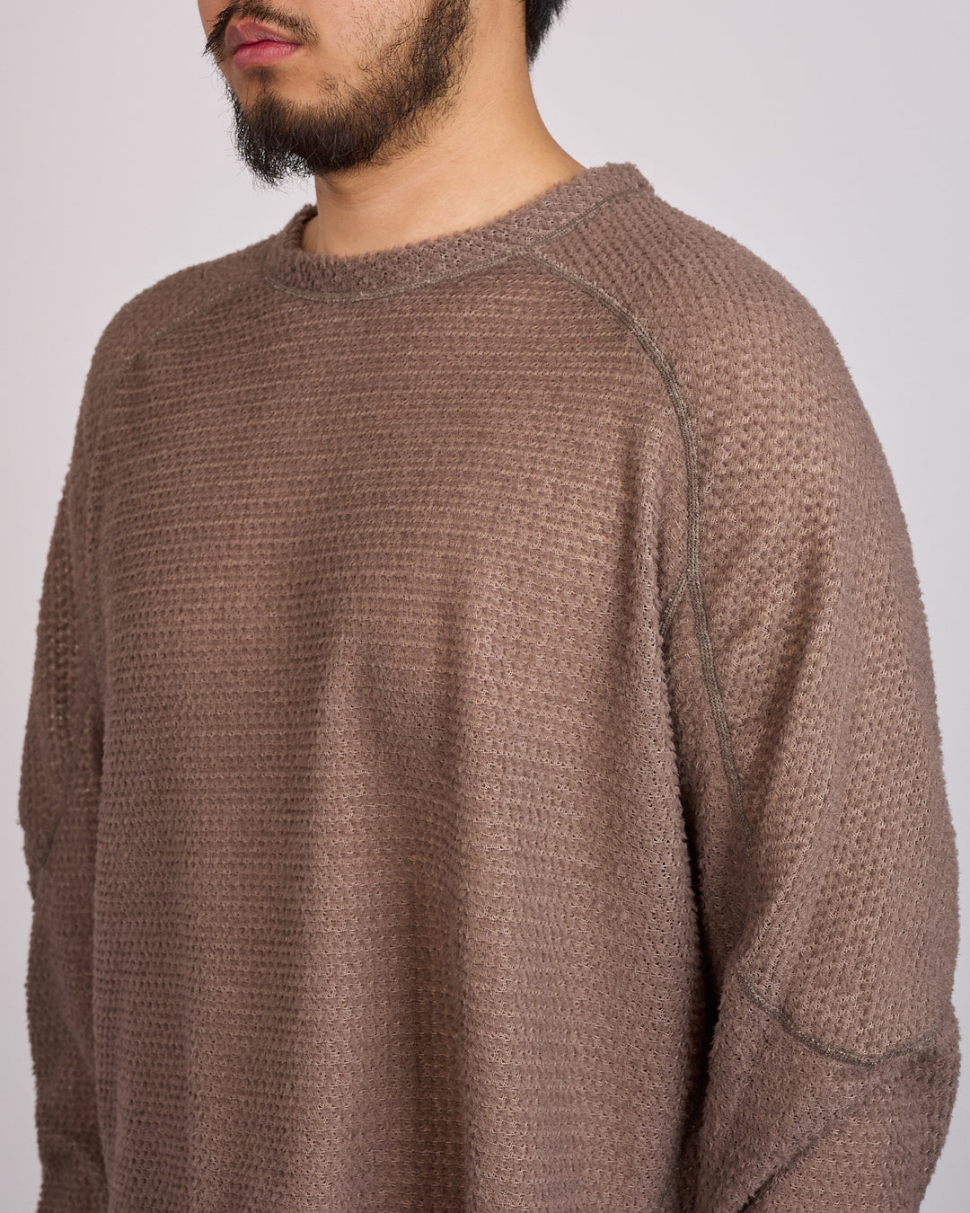 SATISFY FuzzFleece AD Long Crewneck Falcon