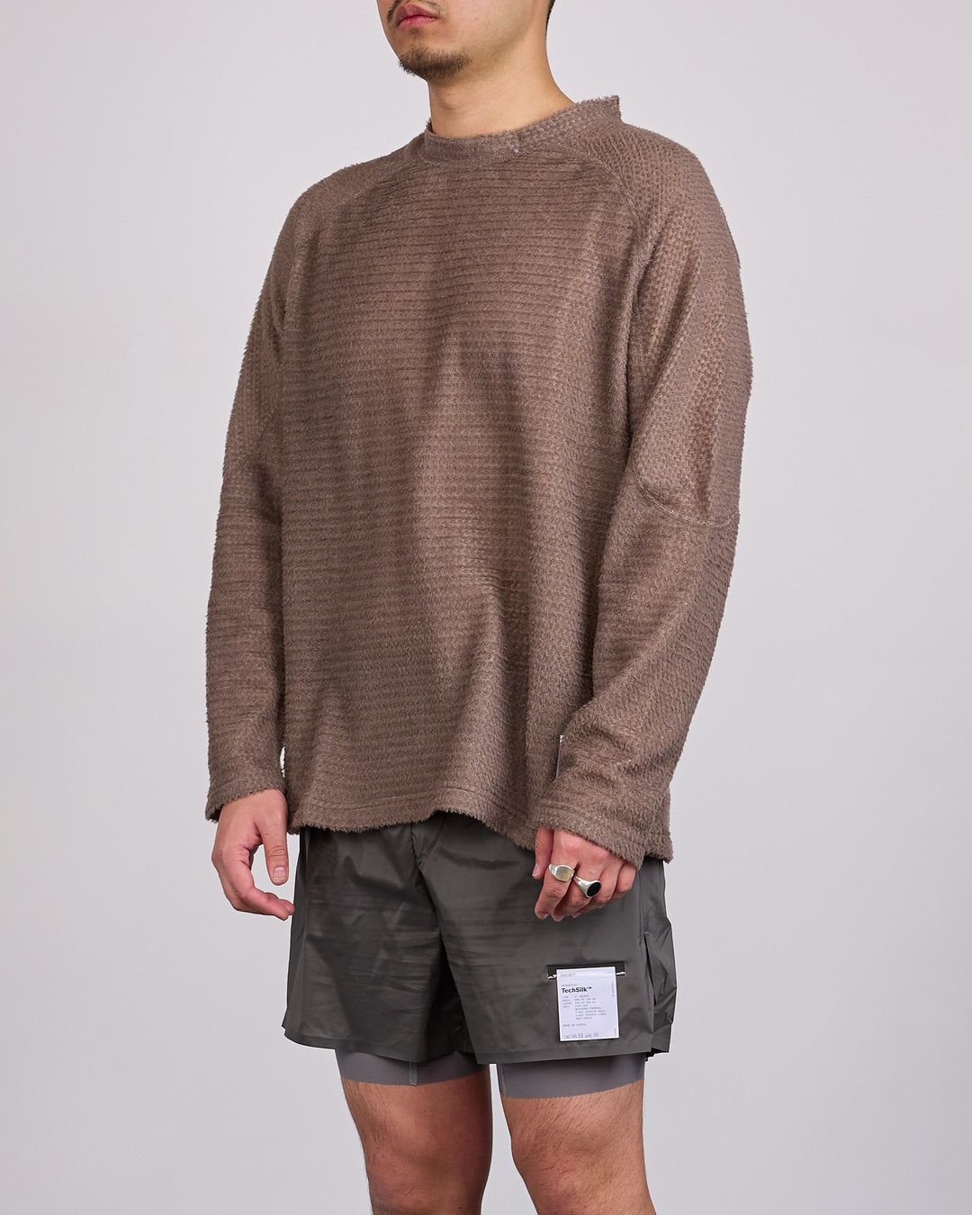 SATISFY FuzzFleece AD Long Sleeve T-Shirt Falcon