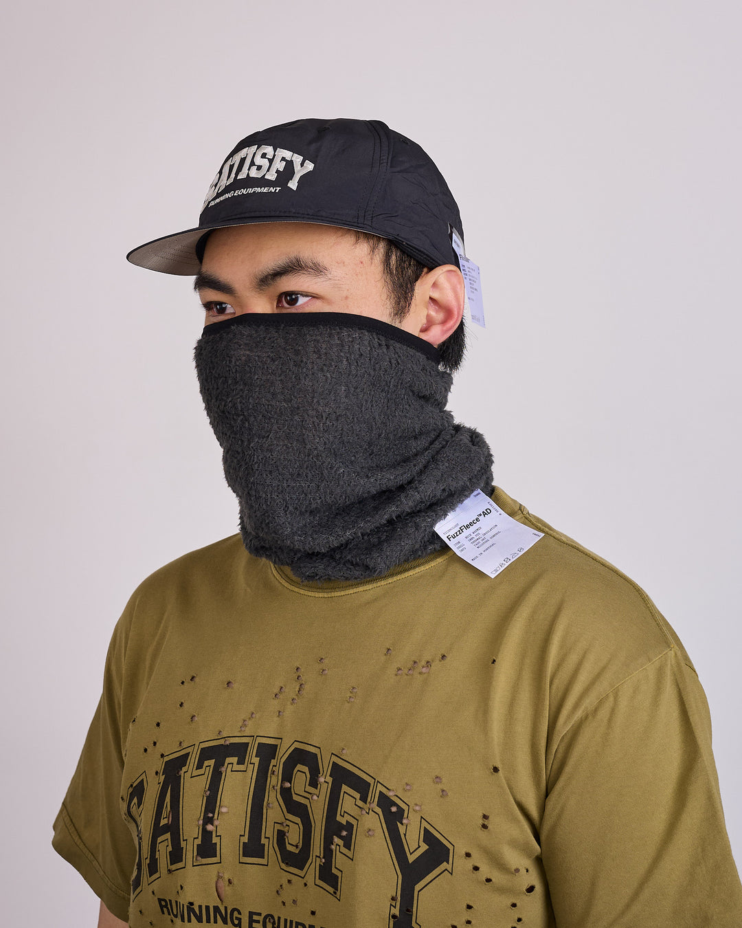 SATISFY FuzzFleece AD Neck Warmer Phantom