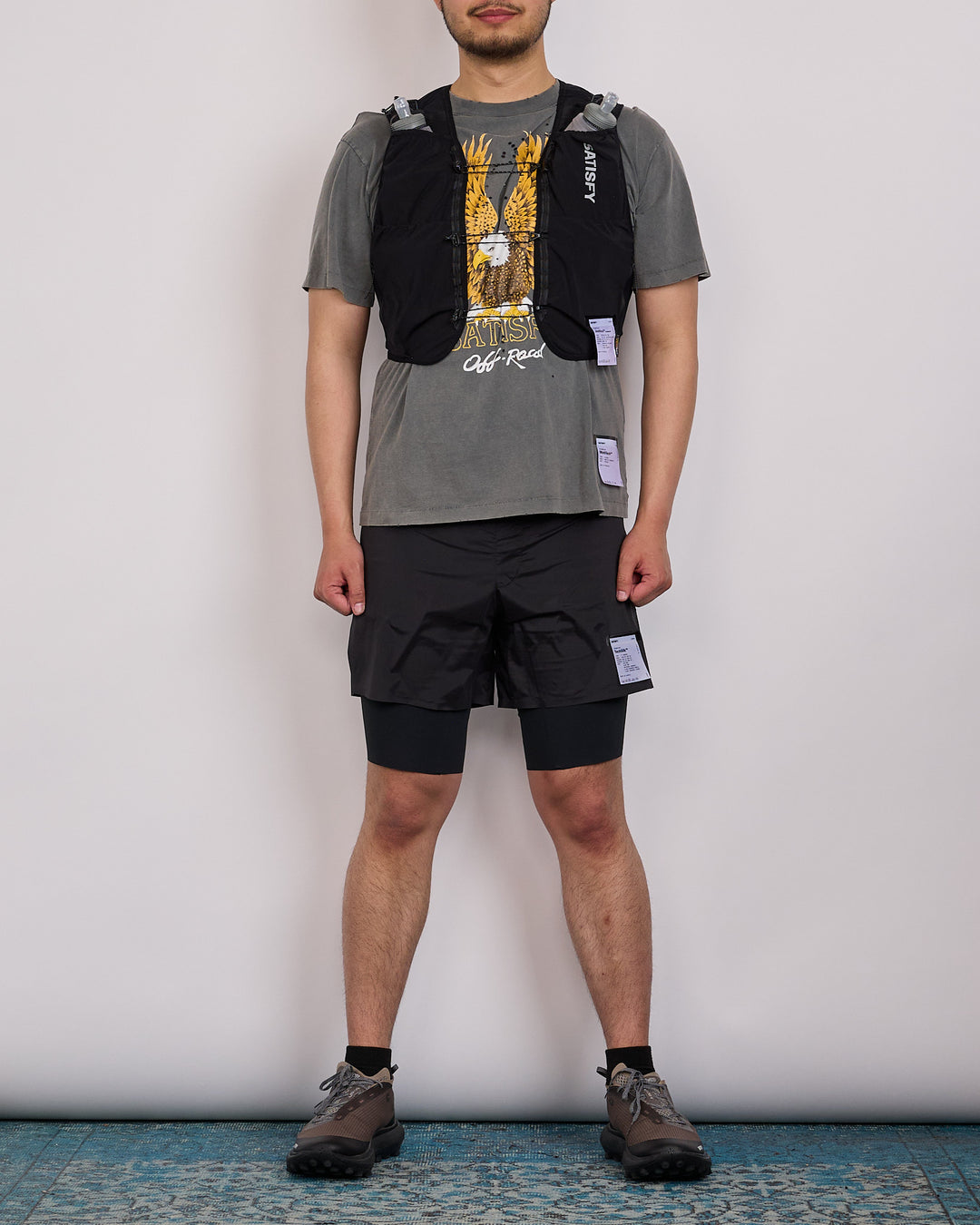 SATISFY Justice Cordura Hydration Logo Vest Black