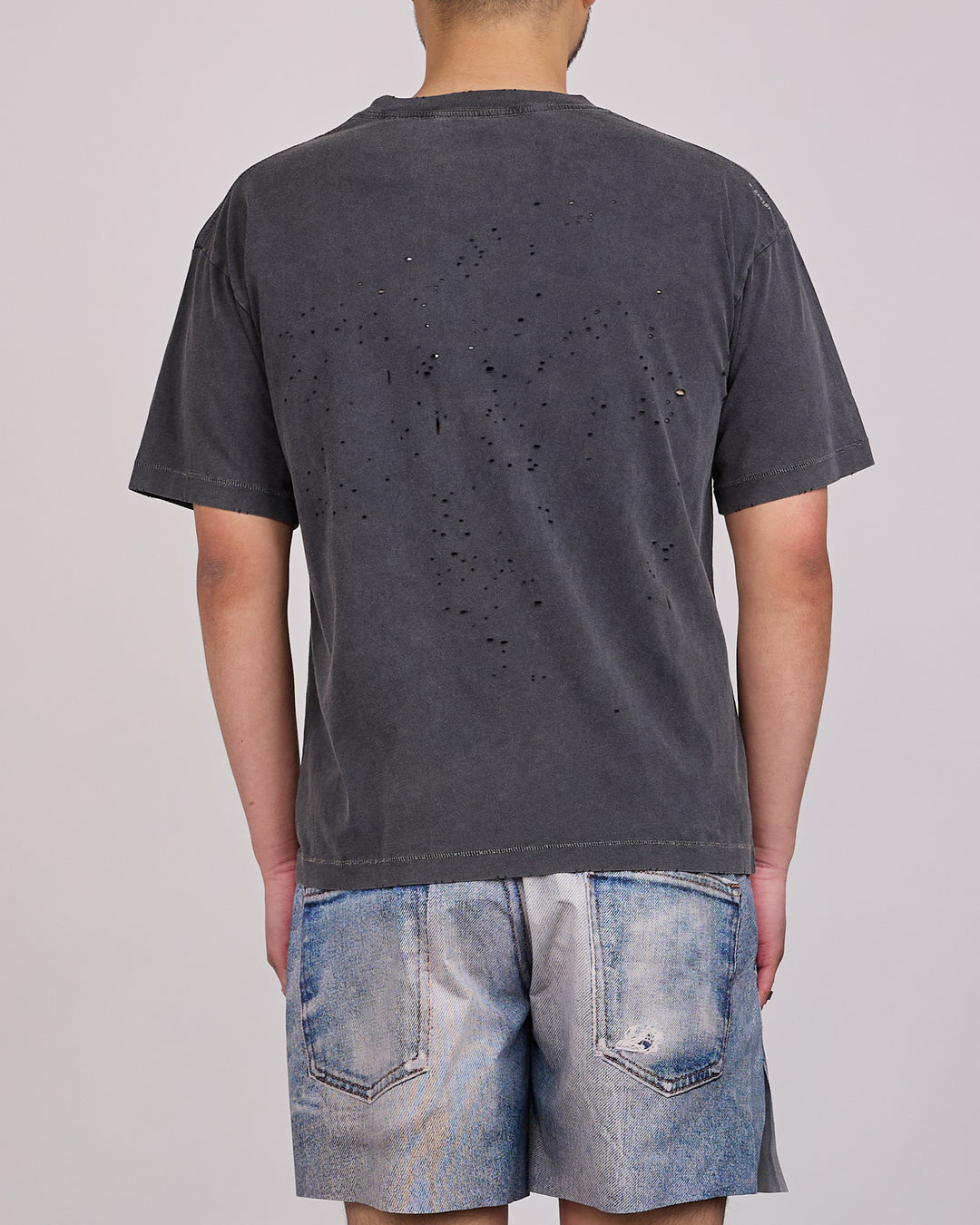 SATISFY MothTech Blue Eagle T-Shirt Aged Black