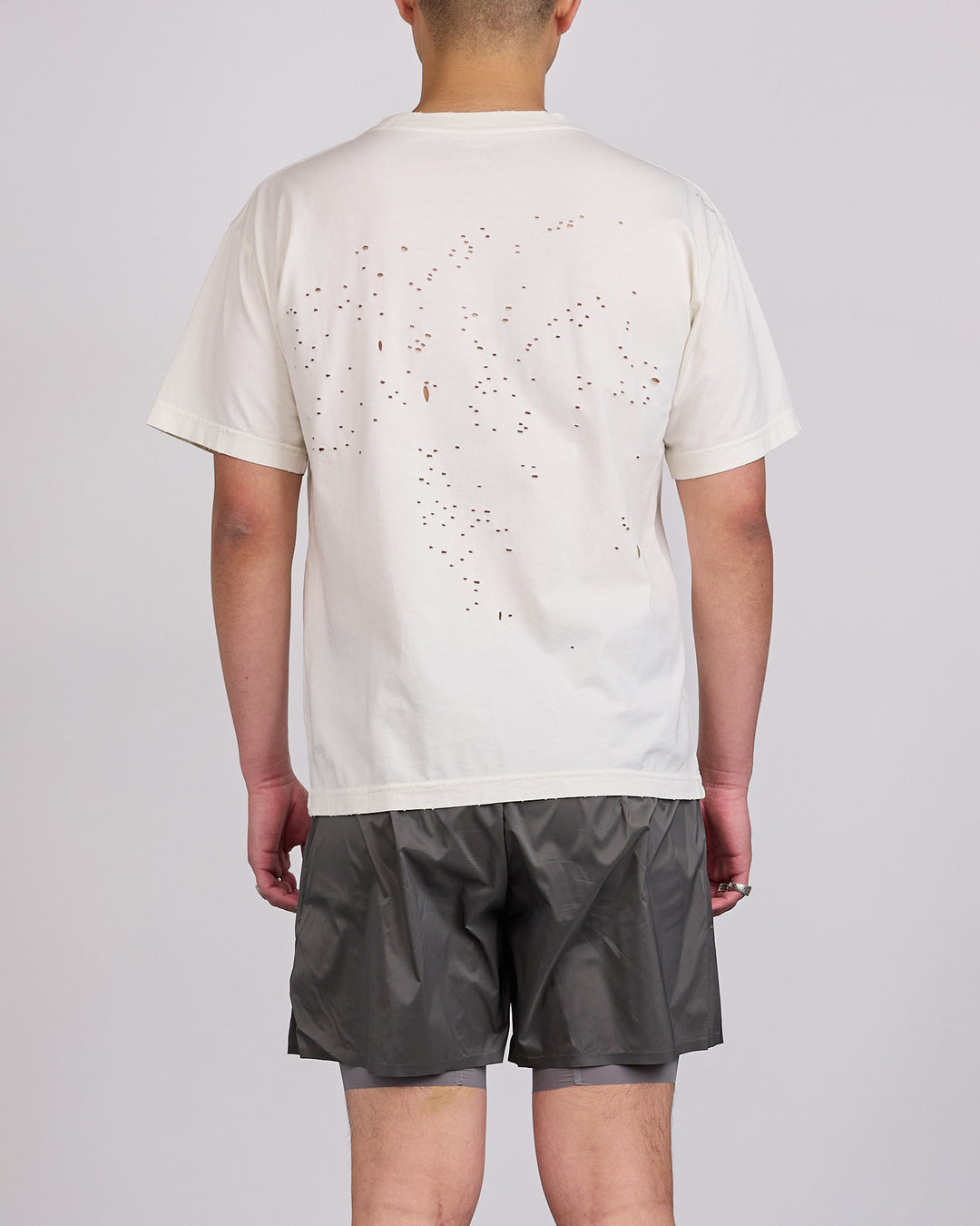 SATISFY MothTech Spirit Graphic T-Shirt Off White