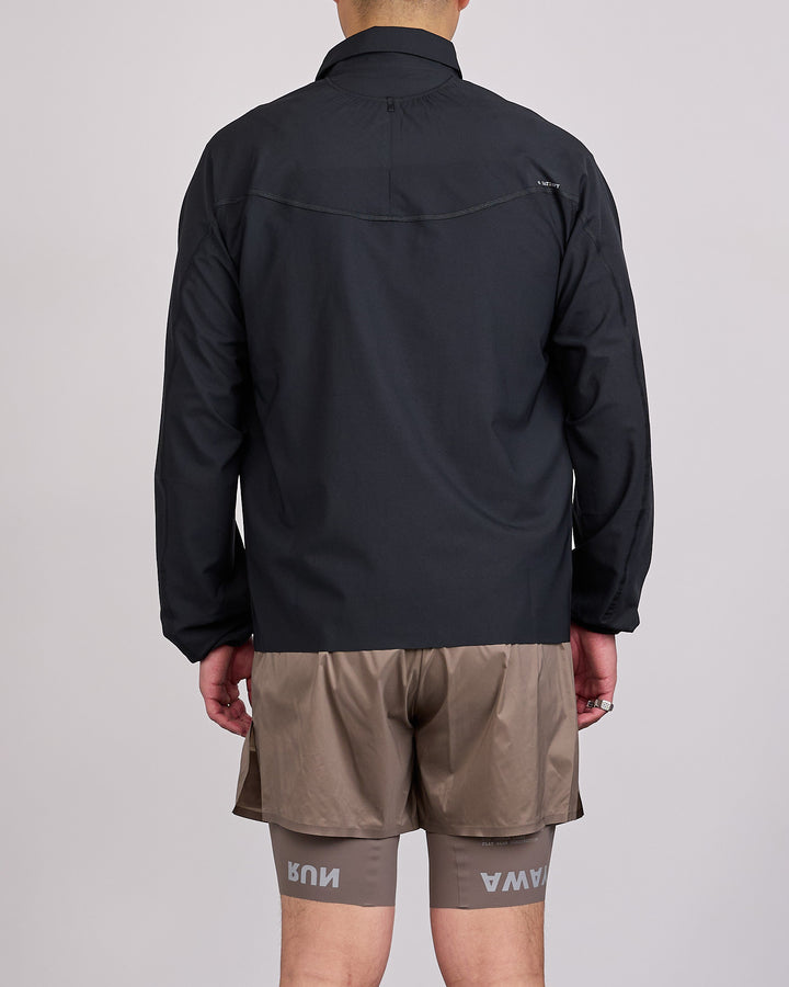 SATISFY PeaceShell River Snap Long Sleeve Shirt Black