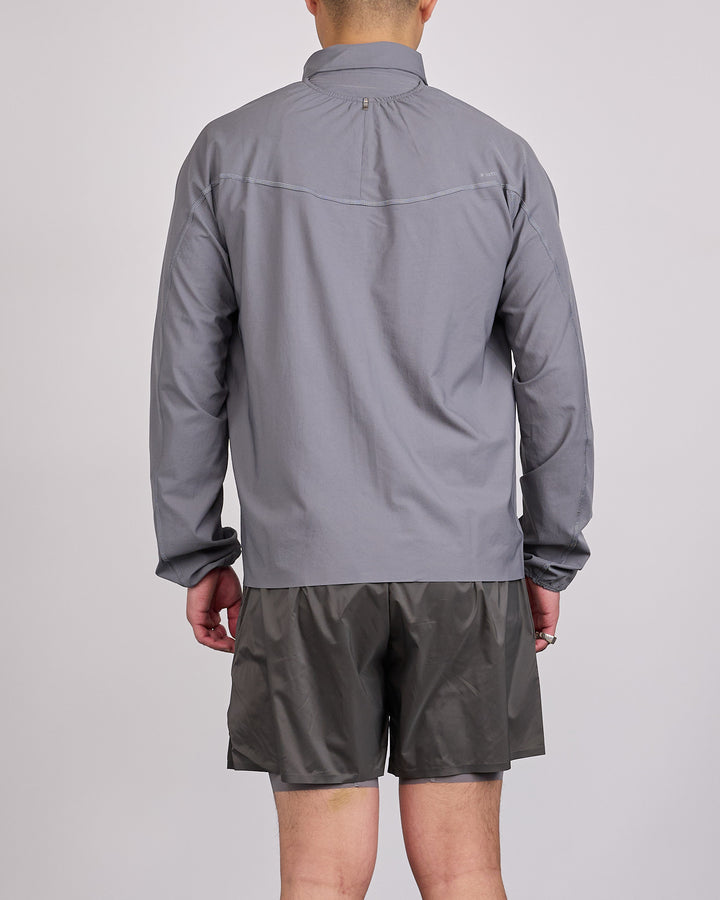 SATISFY PeaceShell River Snap Long Sleeve Shirt Lava Stone