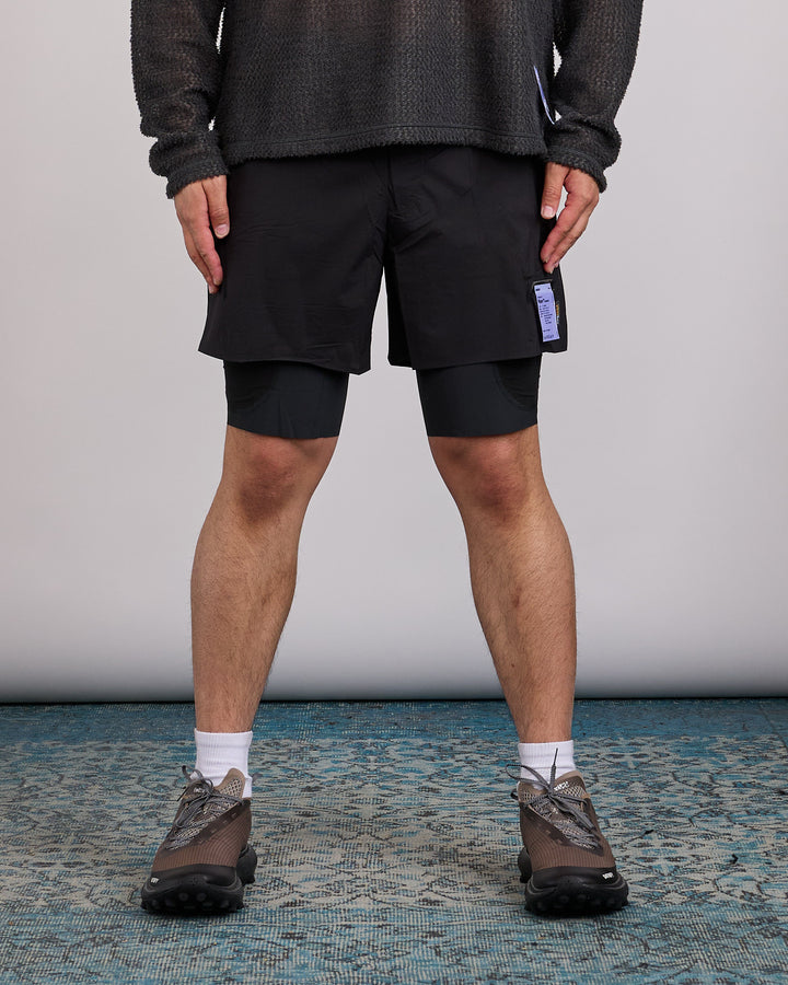 SATISFY Rippy Cordura 8" Trail Short Black