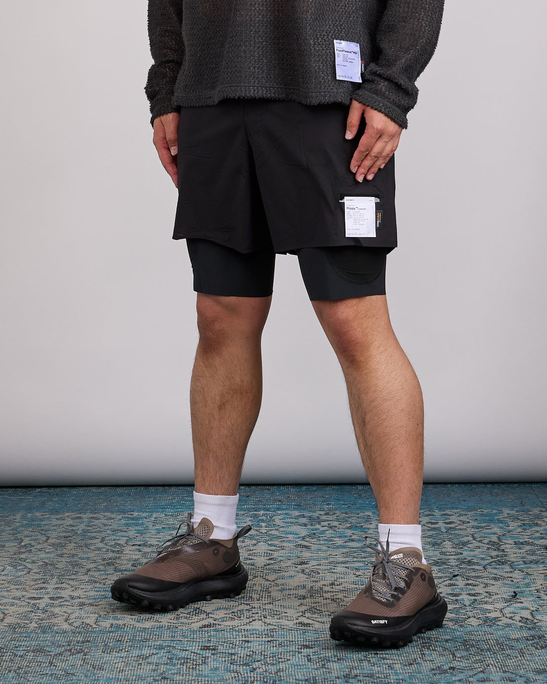 SATISFY Rippy Cordura 8" Trail Short Black