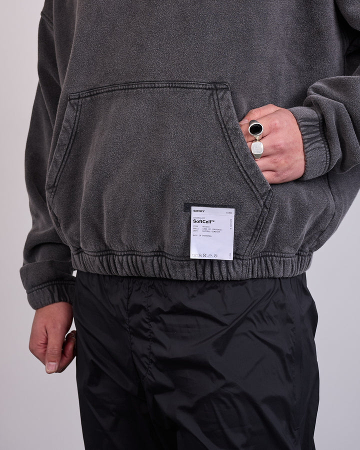 SATISFY SoftCell Hoodie Small Logo Aged Black