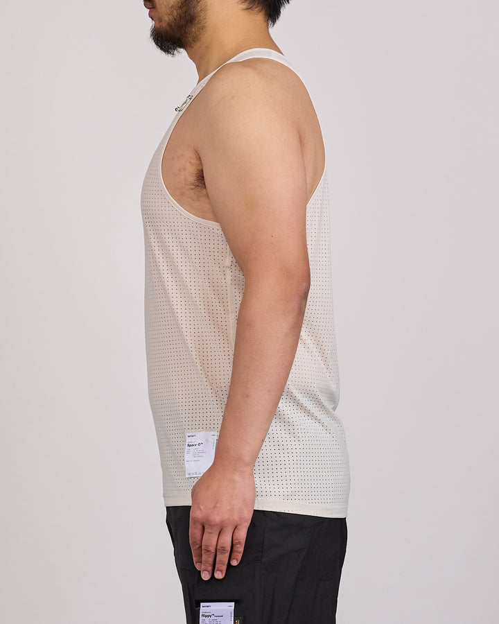 SATISFY Space-O Singlet Tank Top Chalk