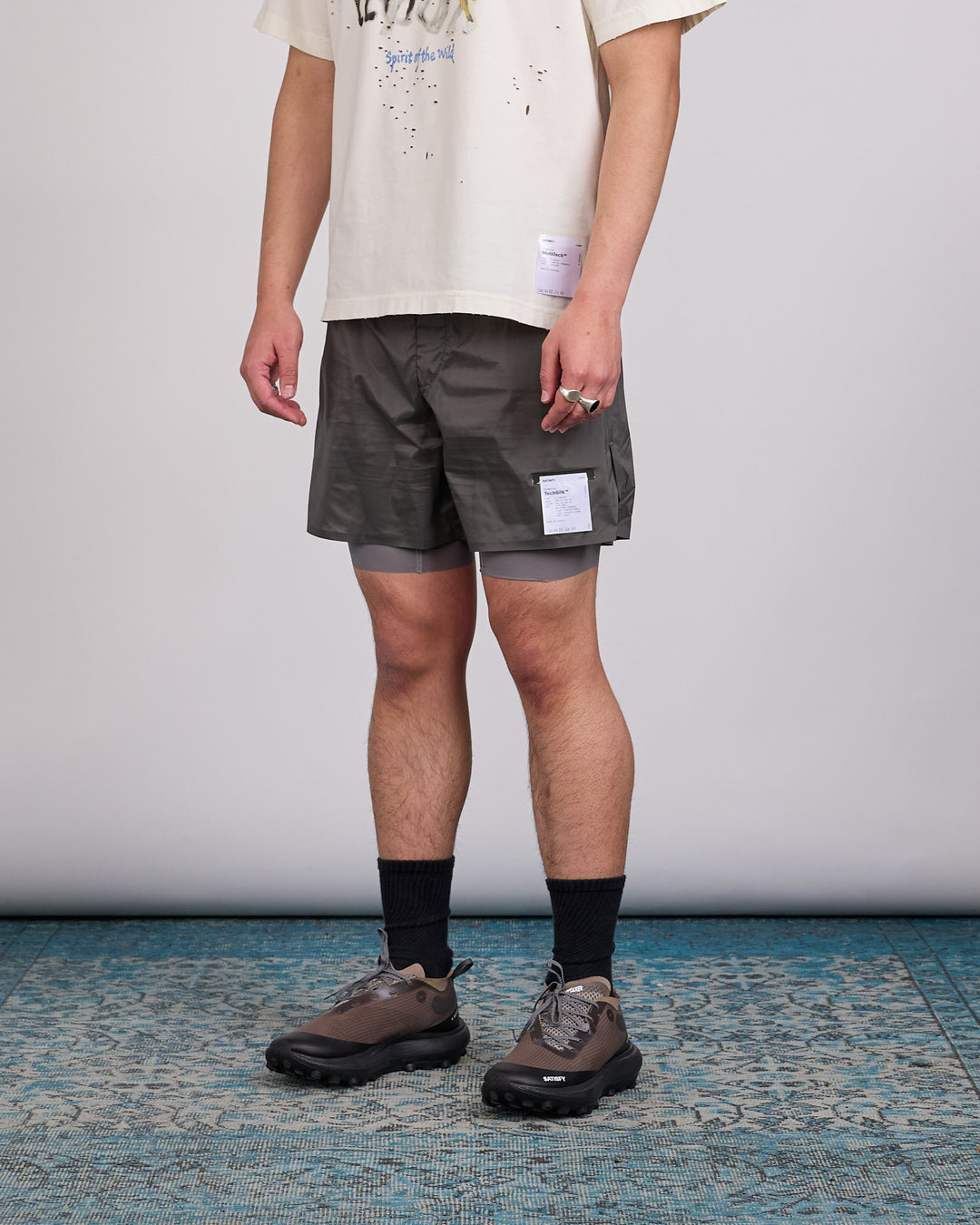 SATISFY TechSilk 5" Short Raven