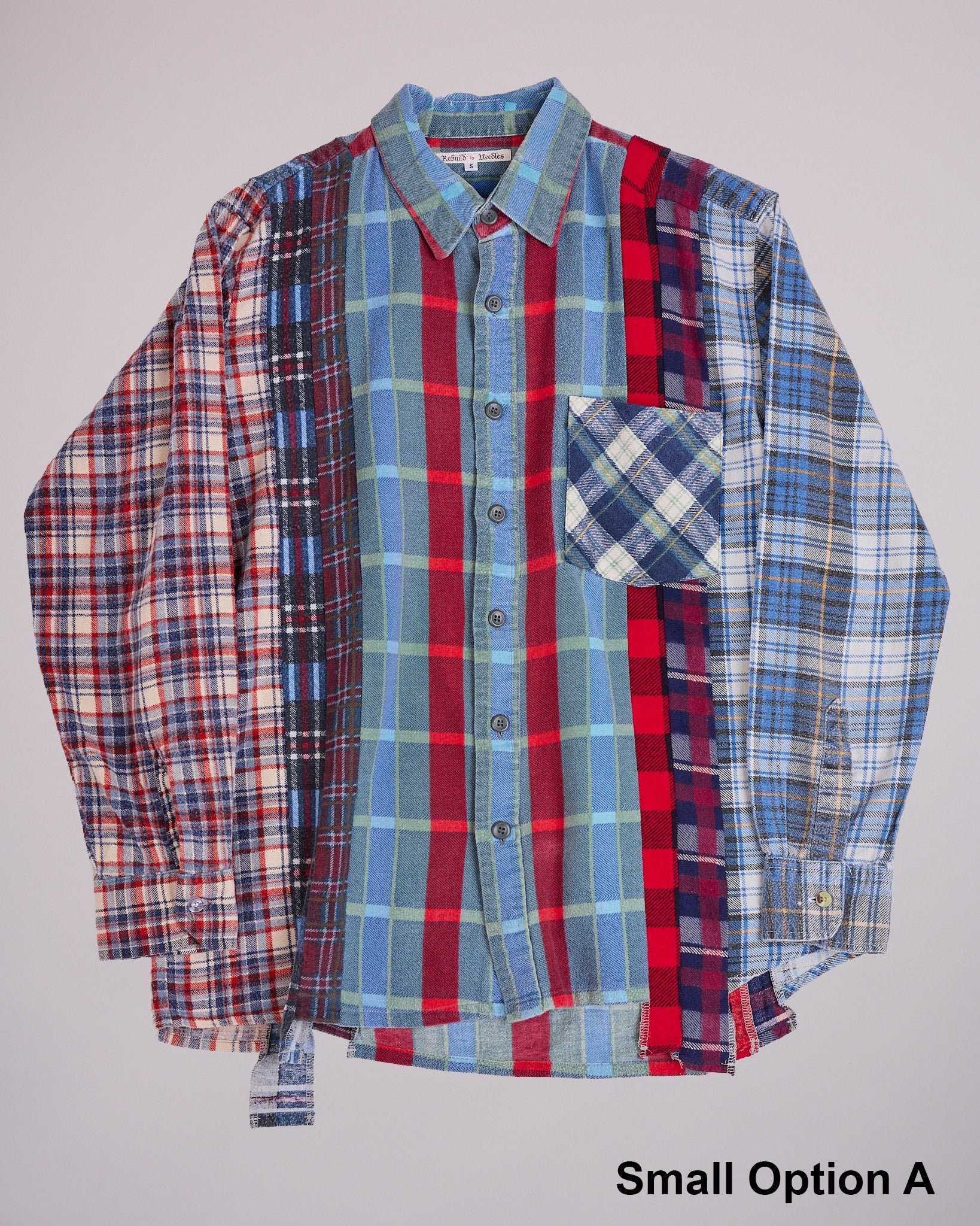 Needles 7-Cuts Flannel Rebuild Button Shirt Assorted Plaids – LESS 17