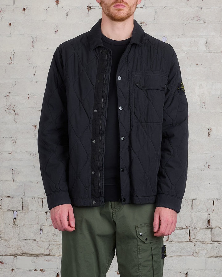 Stone Island Brushed Tela Jacket Black