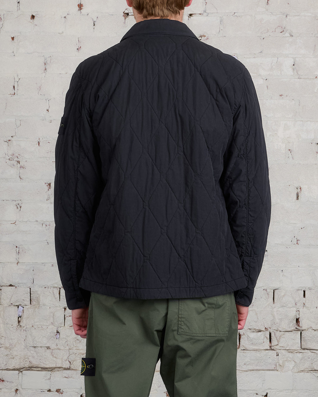 Stone Island Brushed Tela Jacket Black