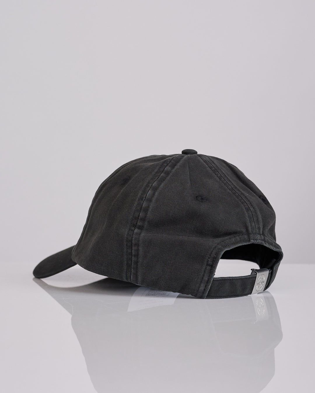 Stone Island Brushed Washed Gabardine Cap Black