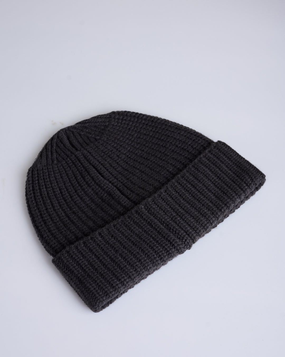 Stone Island Compass Patch Geelong Beanie Lead Grey