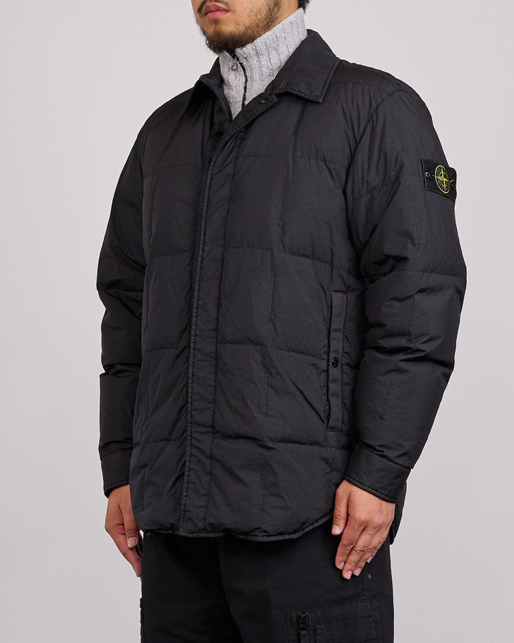 Stone Island Crinkle Reps NY Insulated Jacket Black
