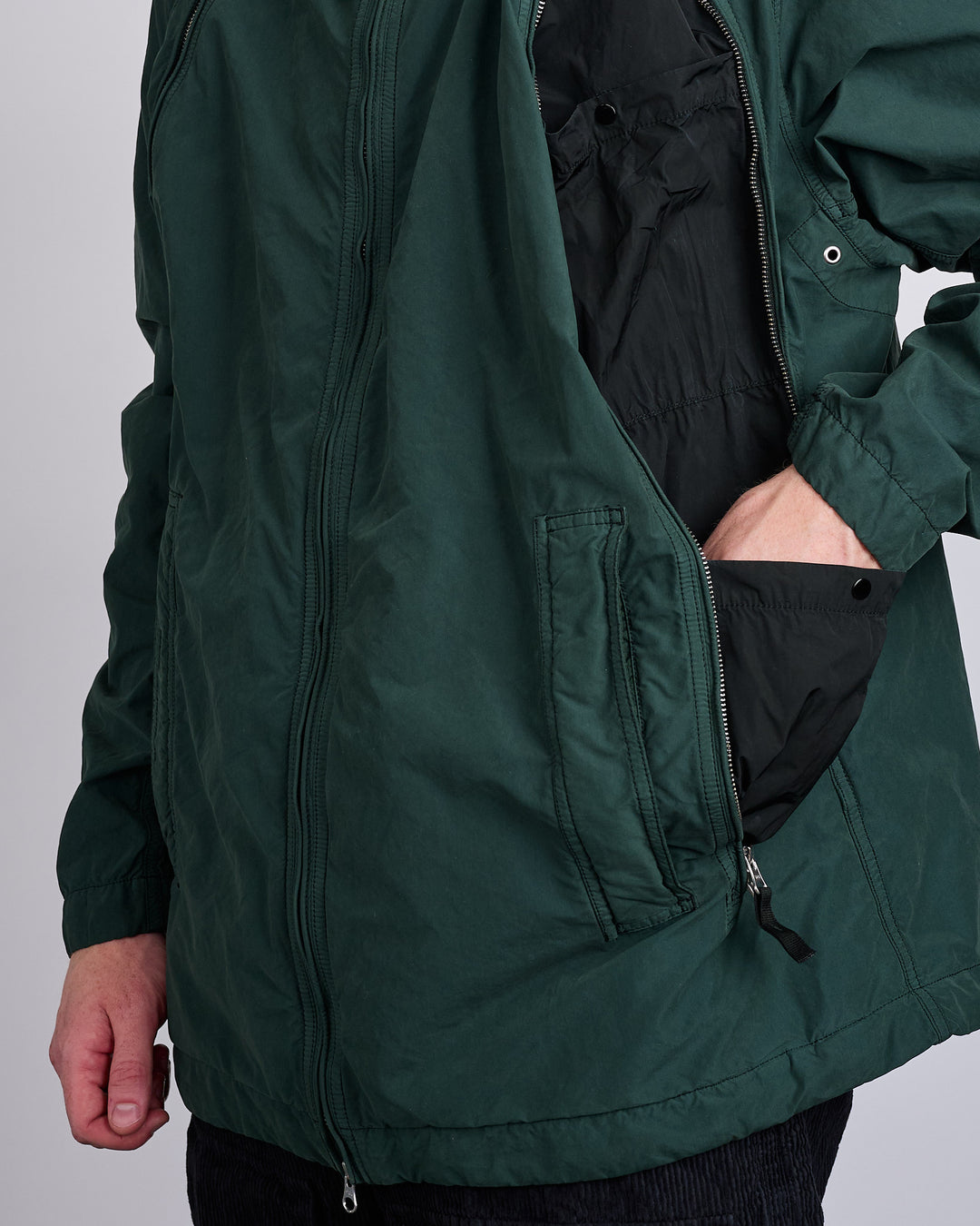 Stone Island David Light-TC Zipper Jacket Juniper