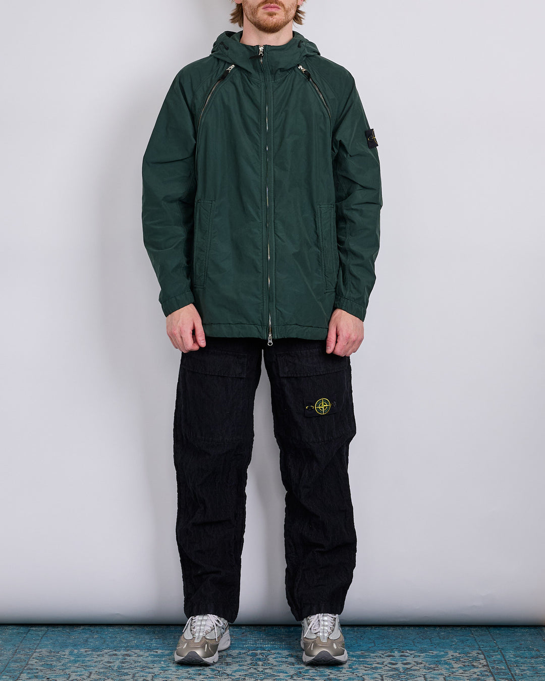 Stone Island David Light-TC Zipper Jacket Juniper