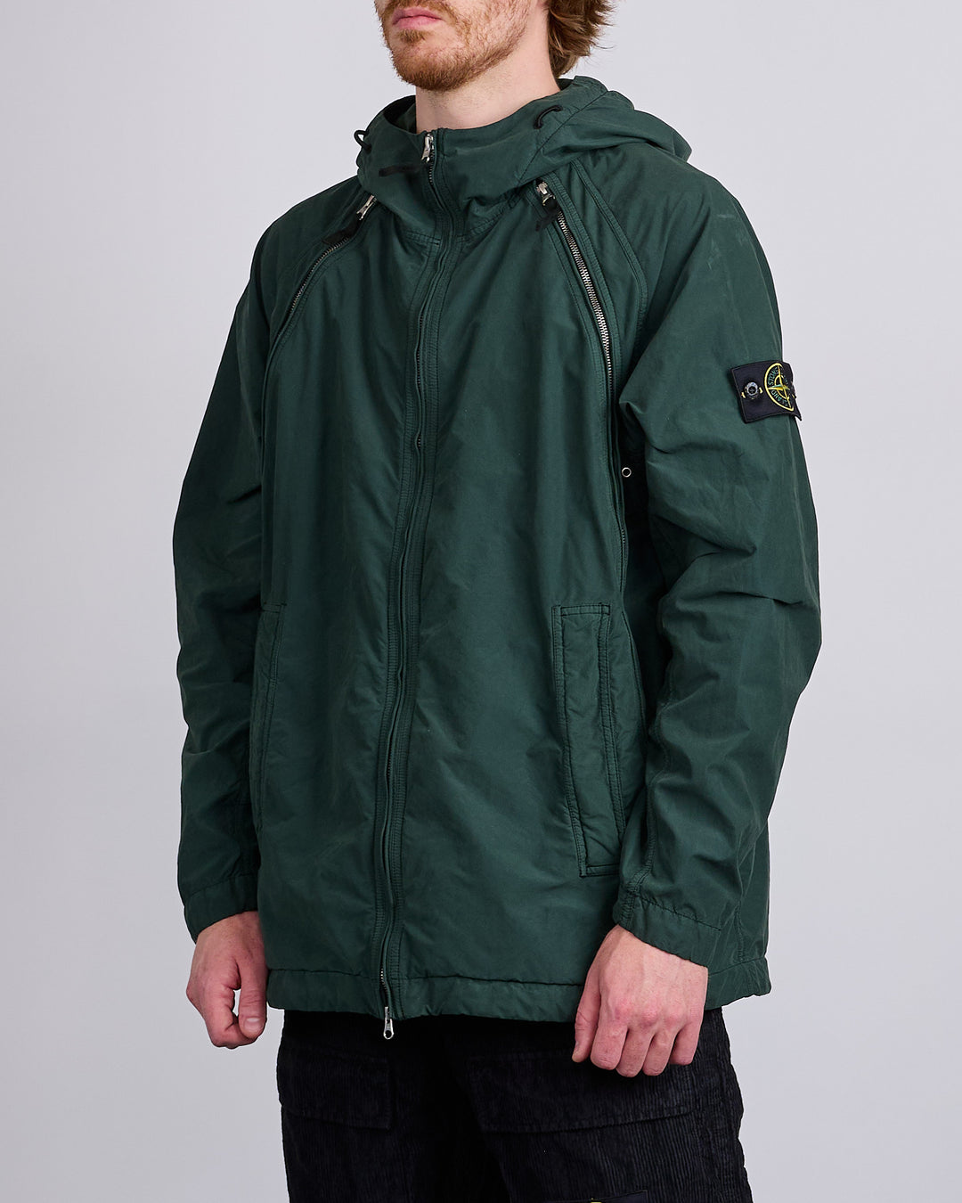 Stone Island David Light-TC Zipper Jacket Juniper
