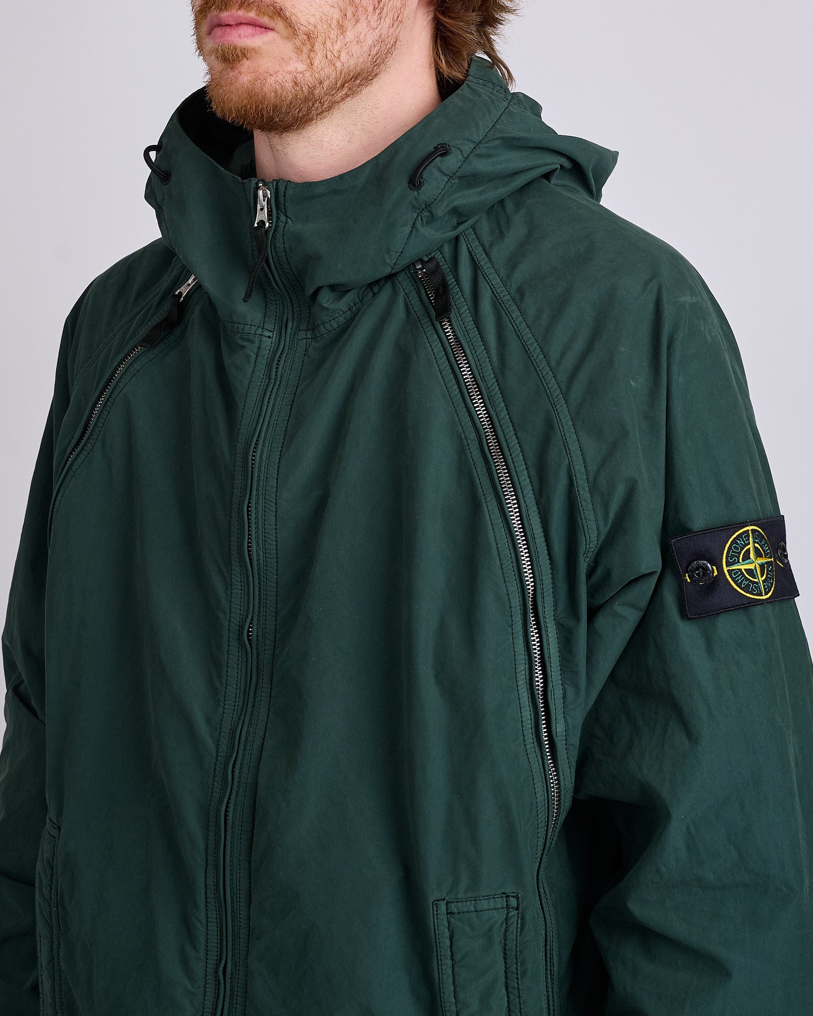 Stone Island David Light-TC Zipper Jacket Juniper – LESS 17