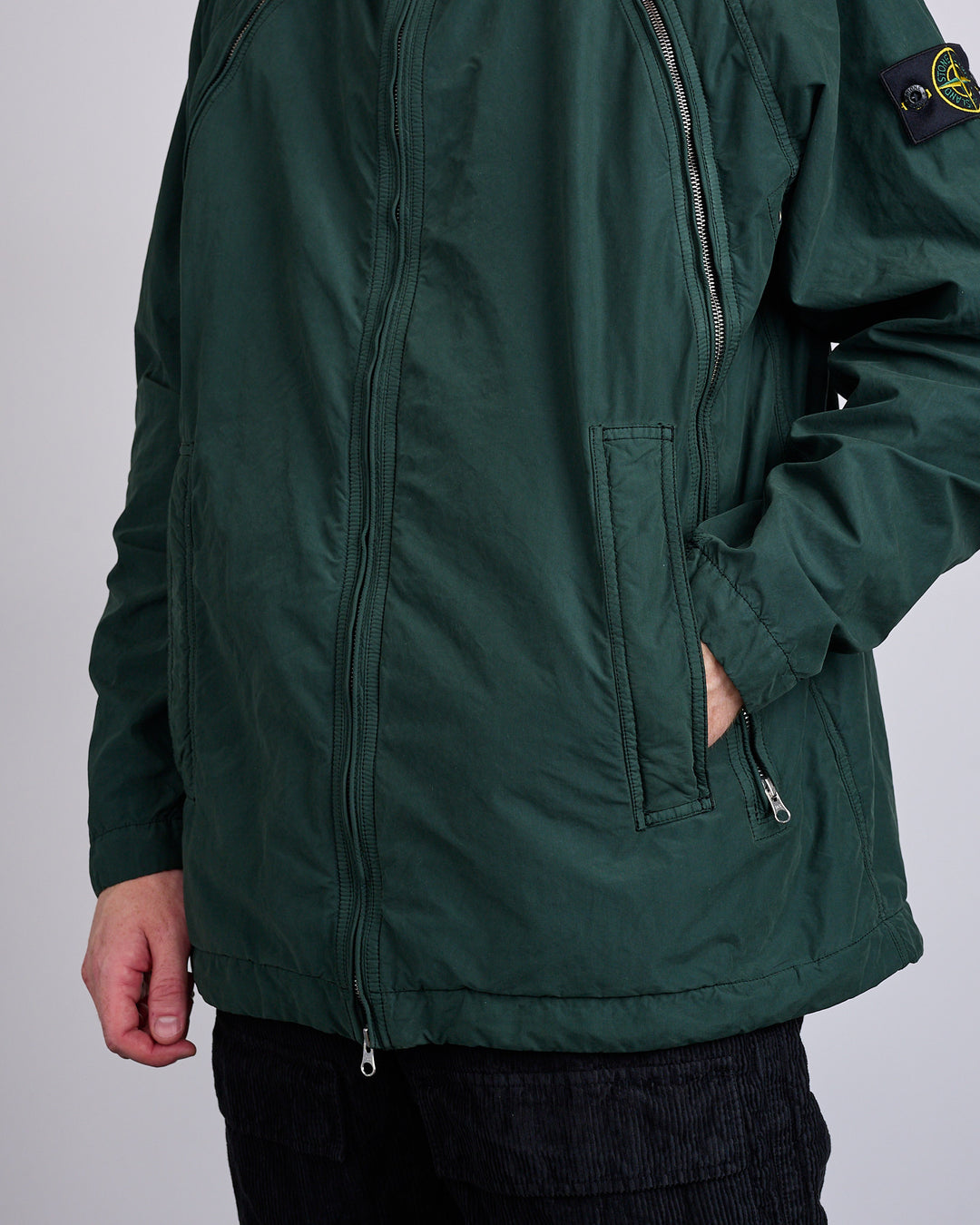 Stone Island David Light-TC Zipper Jacket Juniper