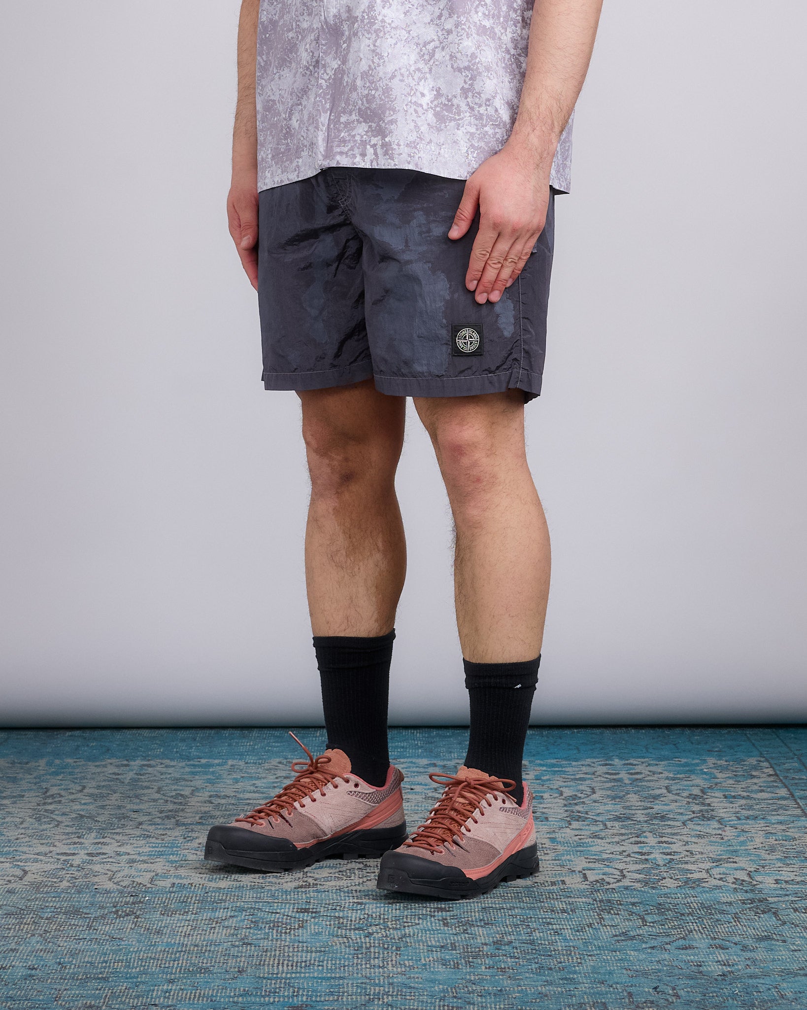 Stone Island Econyl Nylon Metal Swim Trunk Short Lead Grey – LESS 17