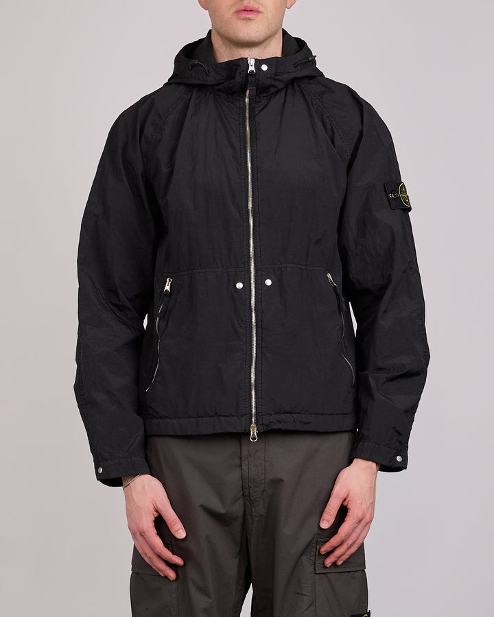 Stone Island Econyl Nylon Metal Watro Short Parka Black
