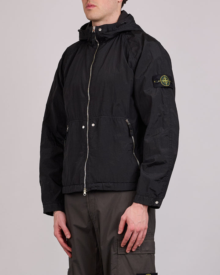 Stone Island Econyl Nylon Metal Watro Short Parka Black