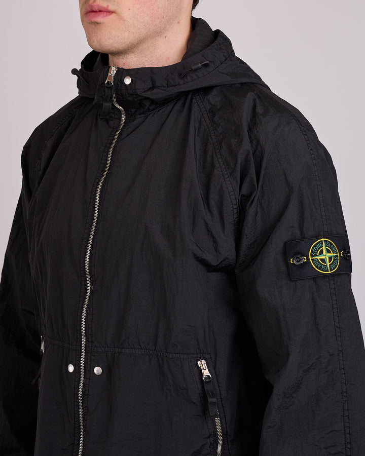 Stone Island Econyl Nylon Metal Watro Short Parka Black
