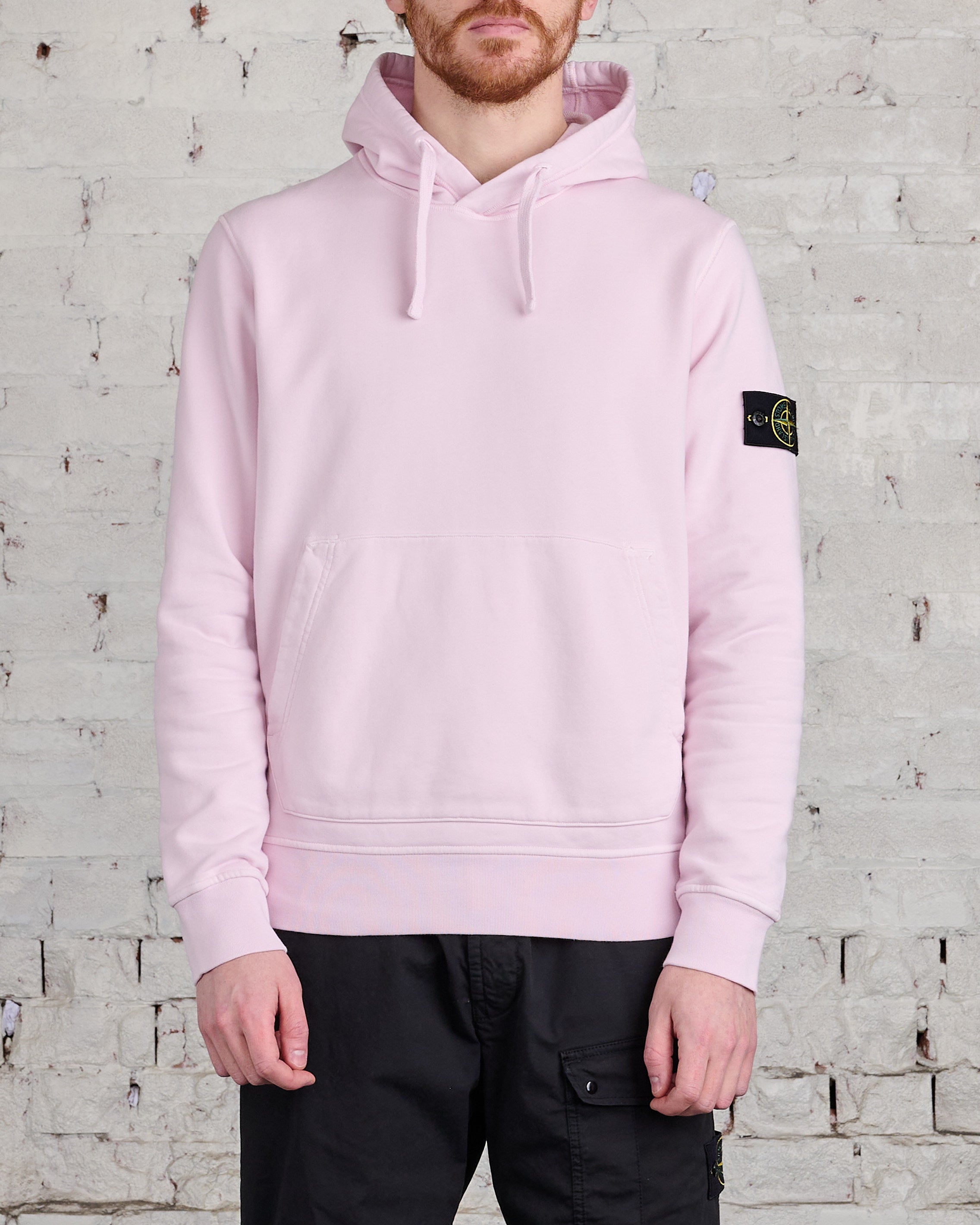 STONE ISLAND: sweatshirt with hood and zip - Cyclamen | STONE ISLAND jacket  Q0122 online at GIGLIO.COM