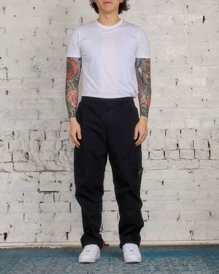 Stone Island GD Cotton Ripstop Cargo Pant Black