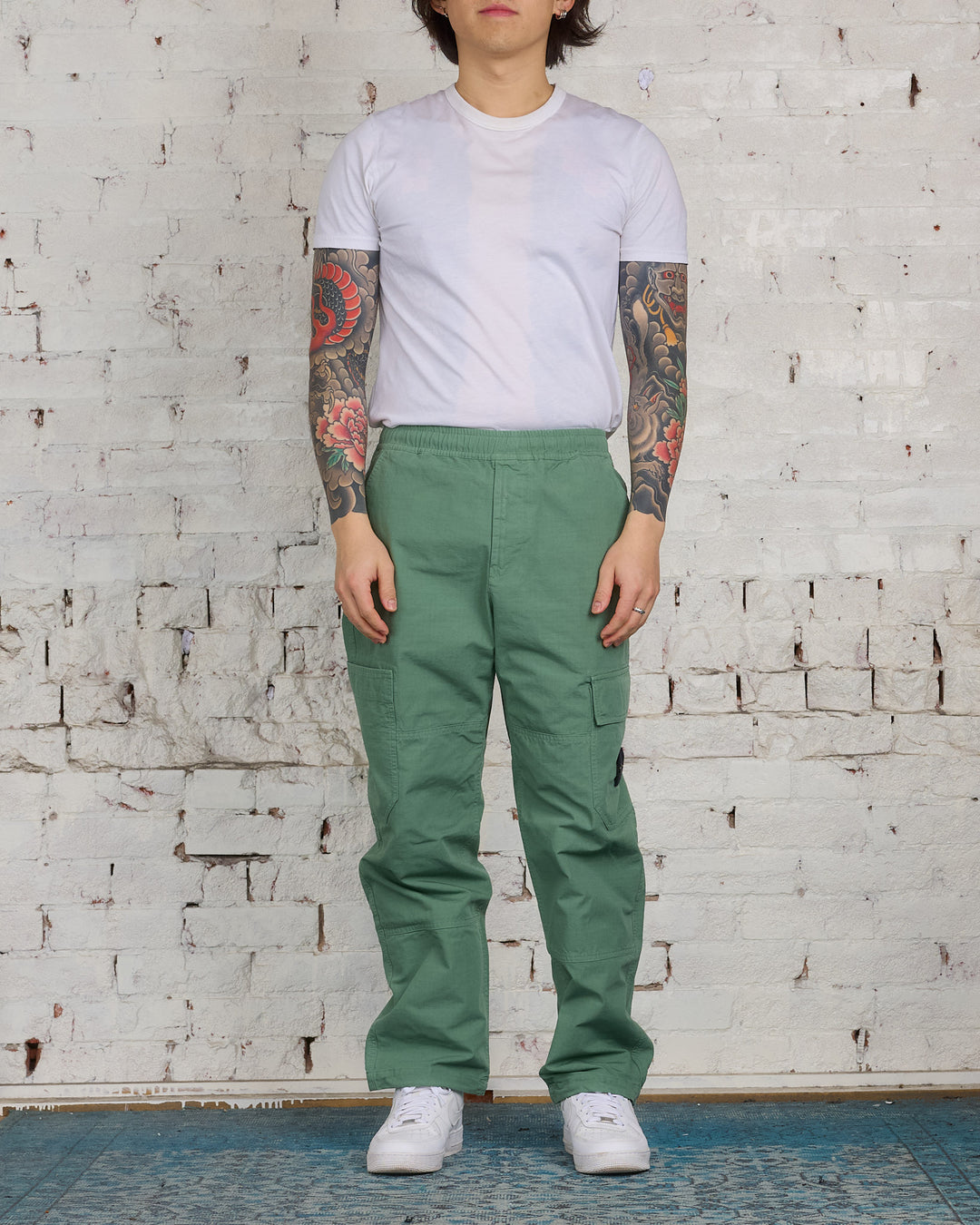 Stone Island GD Cotton Ripstop Cargo Pant Sage