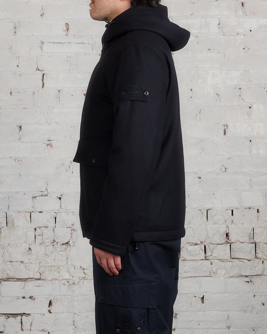 Stone Island Ghost Piece Cargo Jacket Black