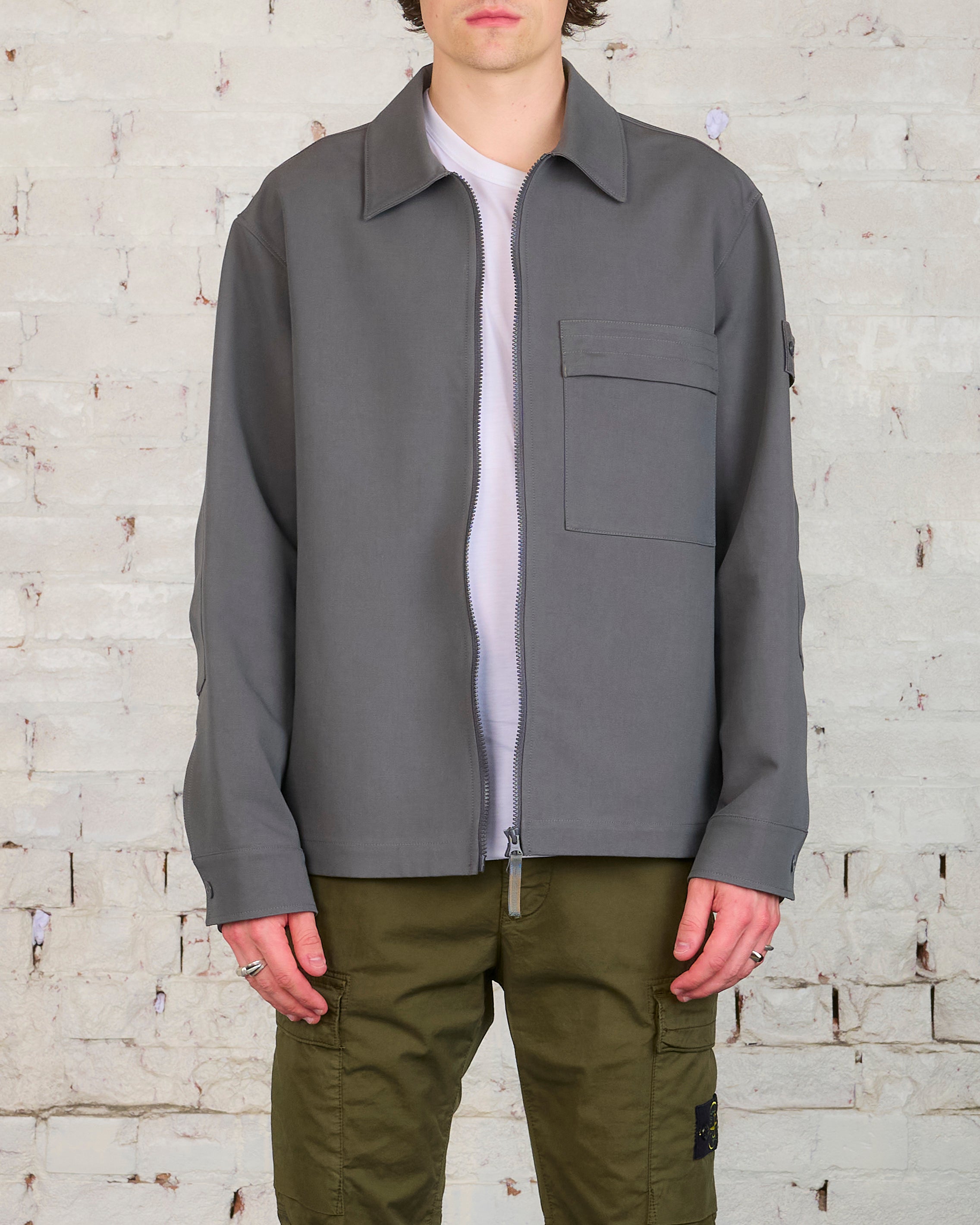 Stone island clearance ghost resin overshirt