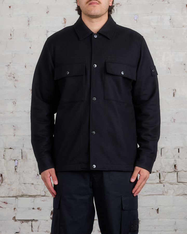 Stone Island Ghost Piece Primaloft Overshirt Black