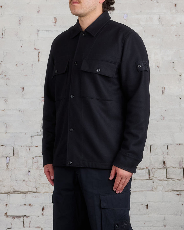 Stone Island Ghost Piece Primaloft Overshirt Black