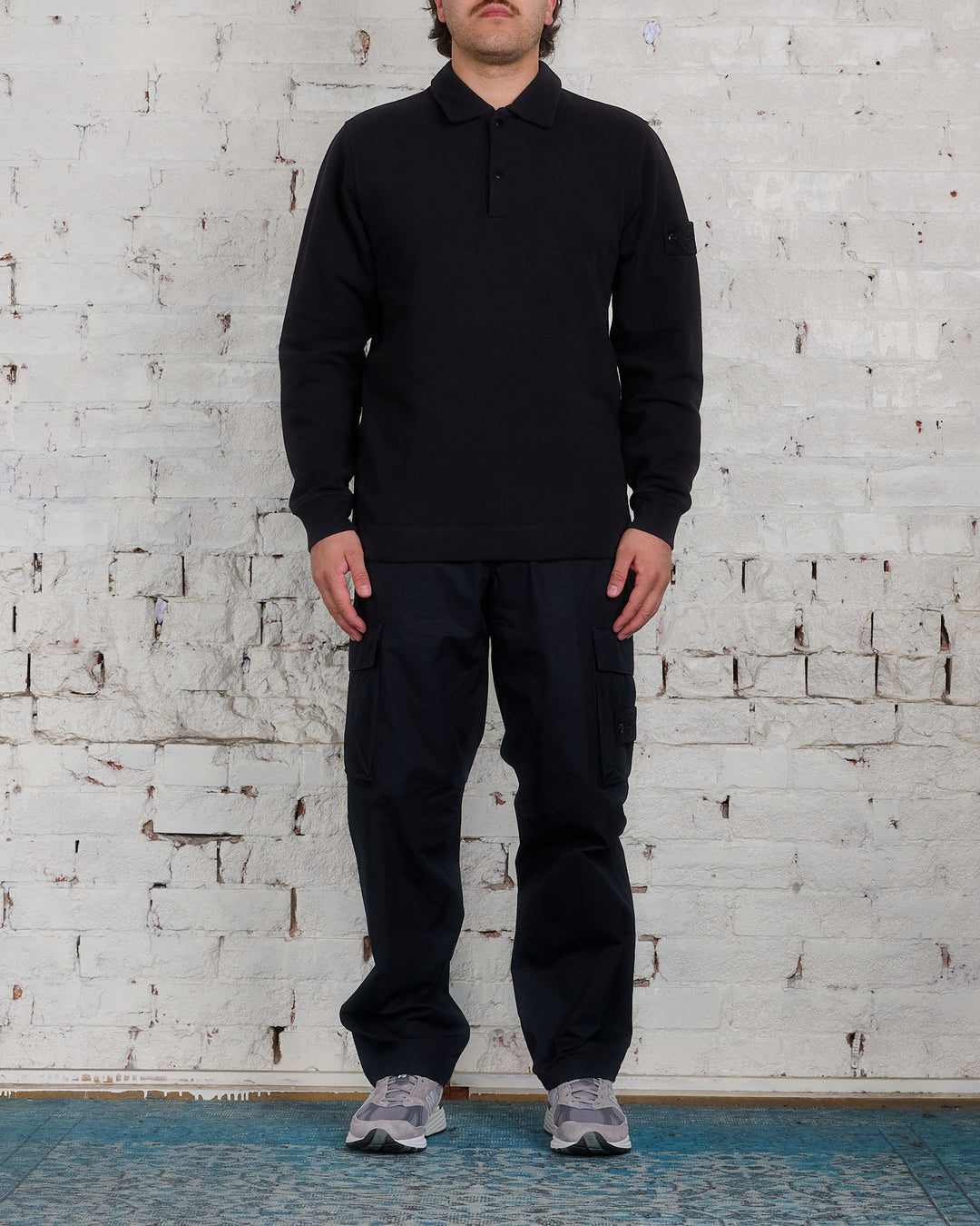 Stone Island Ghost Piece Ventile Cargo Pant Black