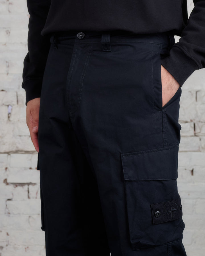 Stone Island Ghost Piece Ventile Cargo Pant Black