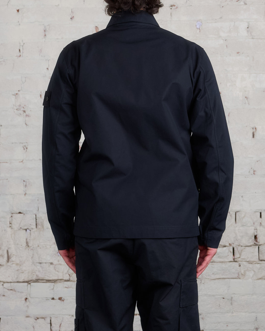 Stone Island Ghost Piece Ventile Overshirt Black