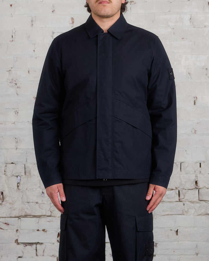 Stone Island Ghost Piece Ventile Overshirt Black