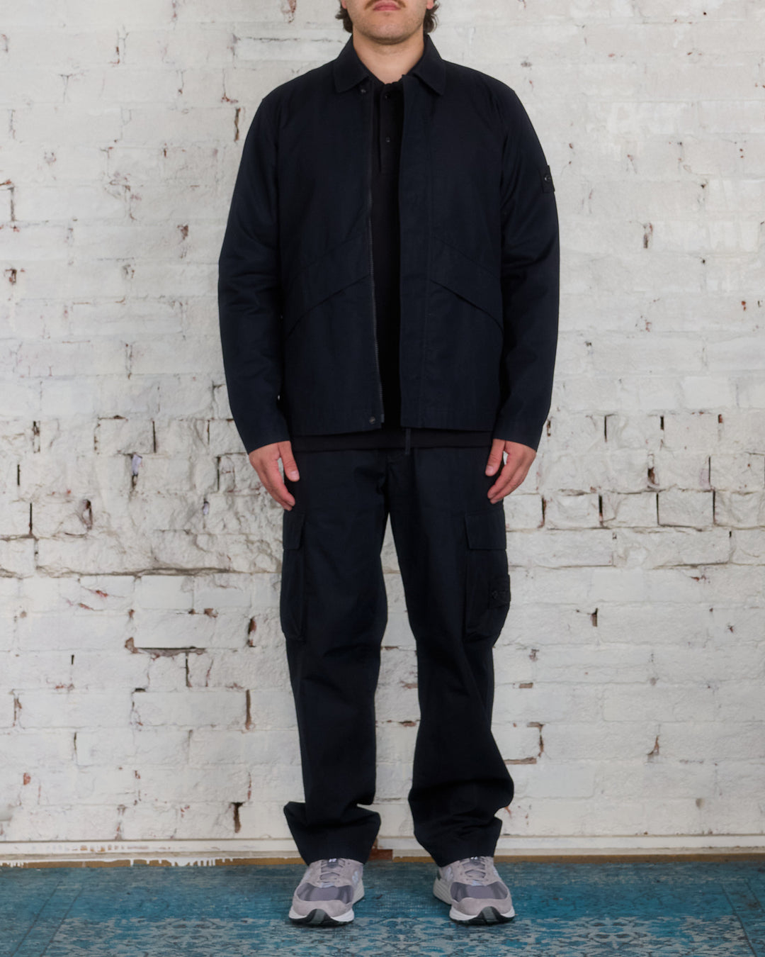 Stone Island Ghost Piece Ventile Overshirt Black