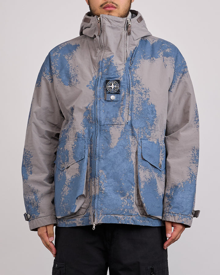 Stone Island Hand-Painted David Light-TC Jacket Grey