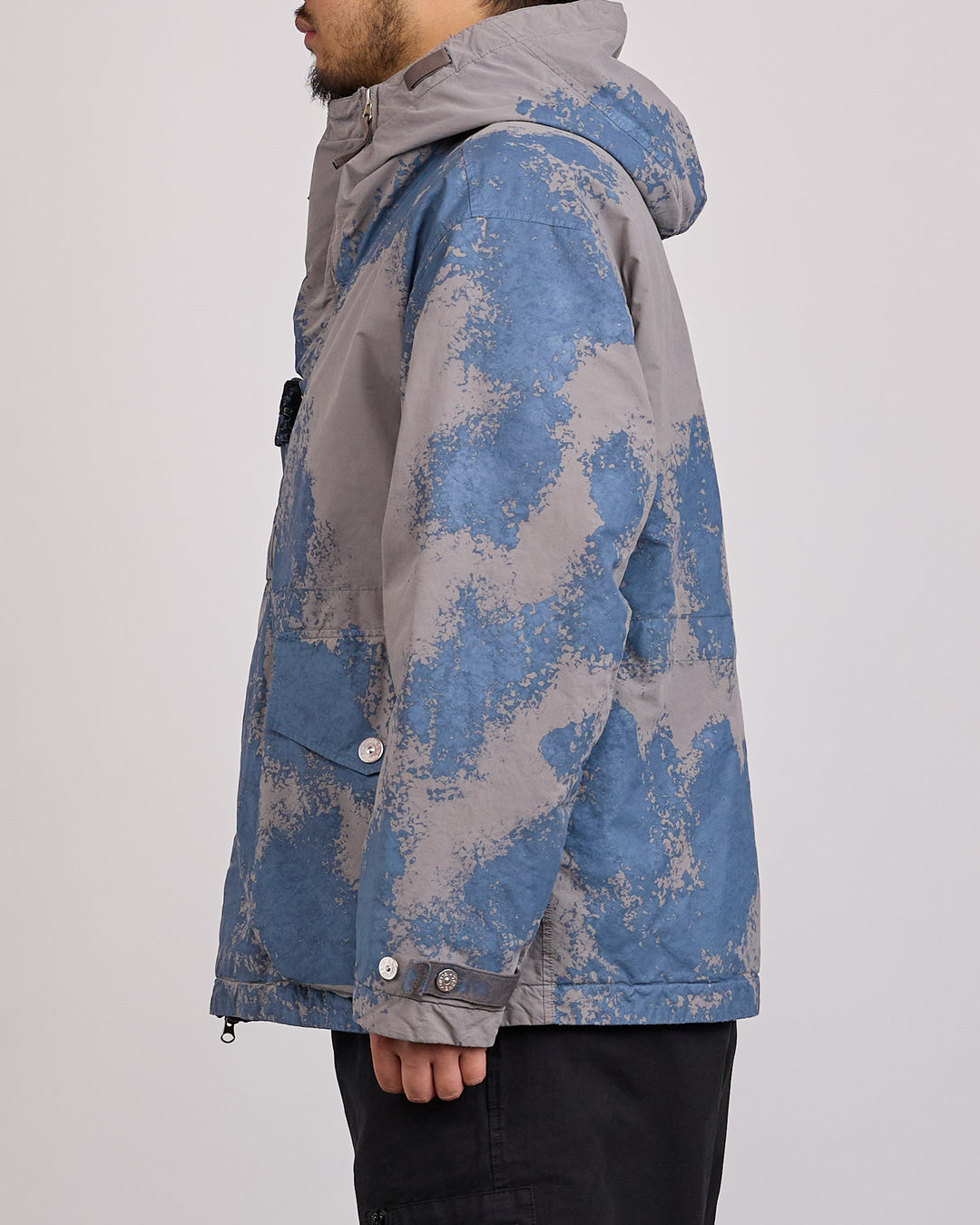 Stone Island Hand-Painted David Light-TC Jacket Grey