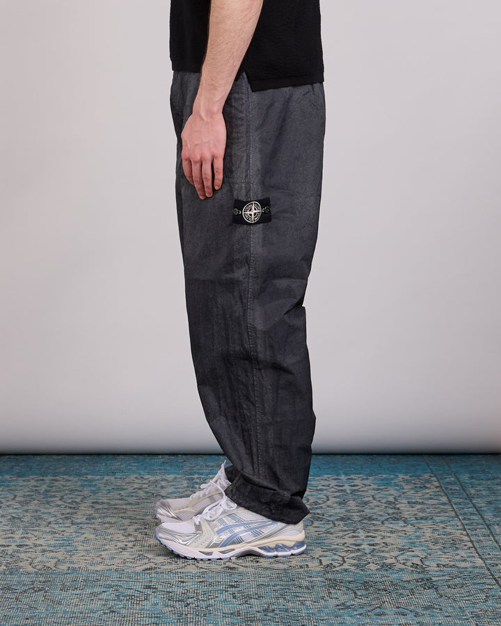 Stone Island Hand Sprayed Reflective Trouser Black