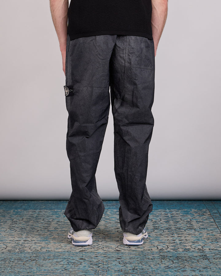 Stone Island Hand Sprayed Reflective Trouser Black